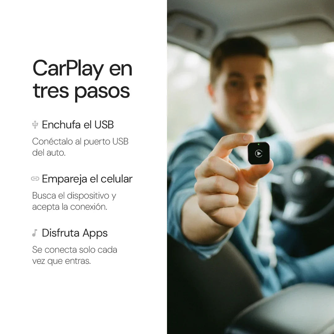 DriveLink™ 2026 – CarPlay y Android Auto Inalámbrico
